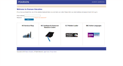 Desktop Screenshot of pearsoneducationbooks.com